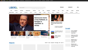 Latest libero.it screenshot